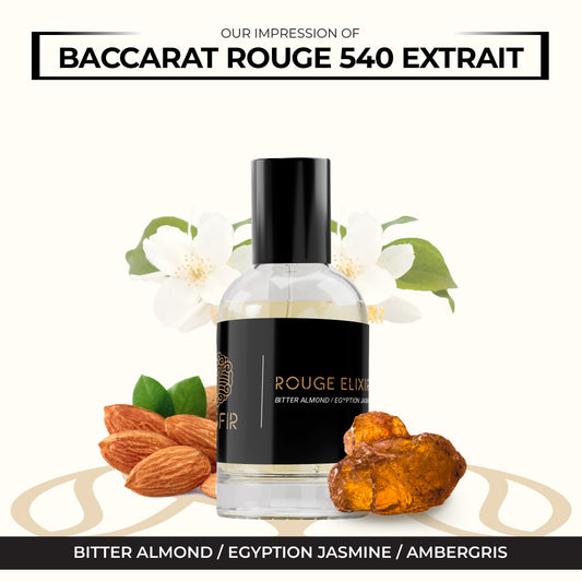 Rouge Elixir - Inspired by Baccarat Rouge 540 Extrait