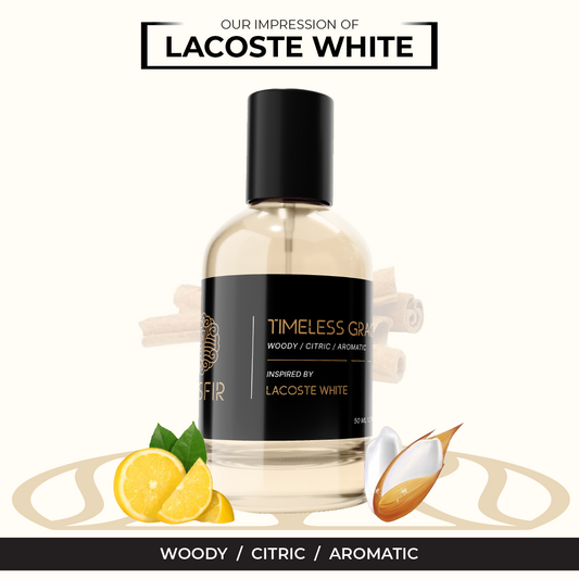 Timeless Grace - Inspired Eau de Lacoste L.12.12. White Lacoste
