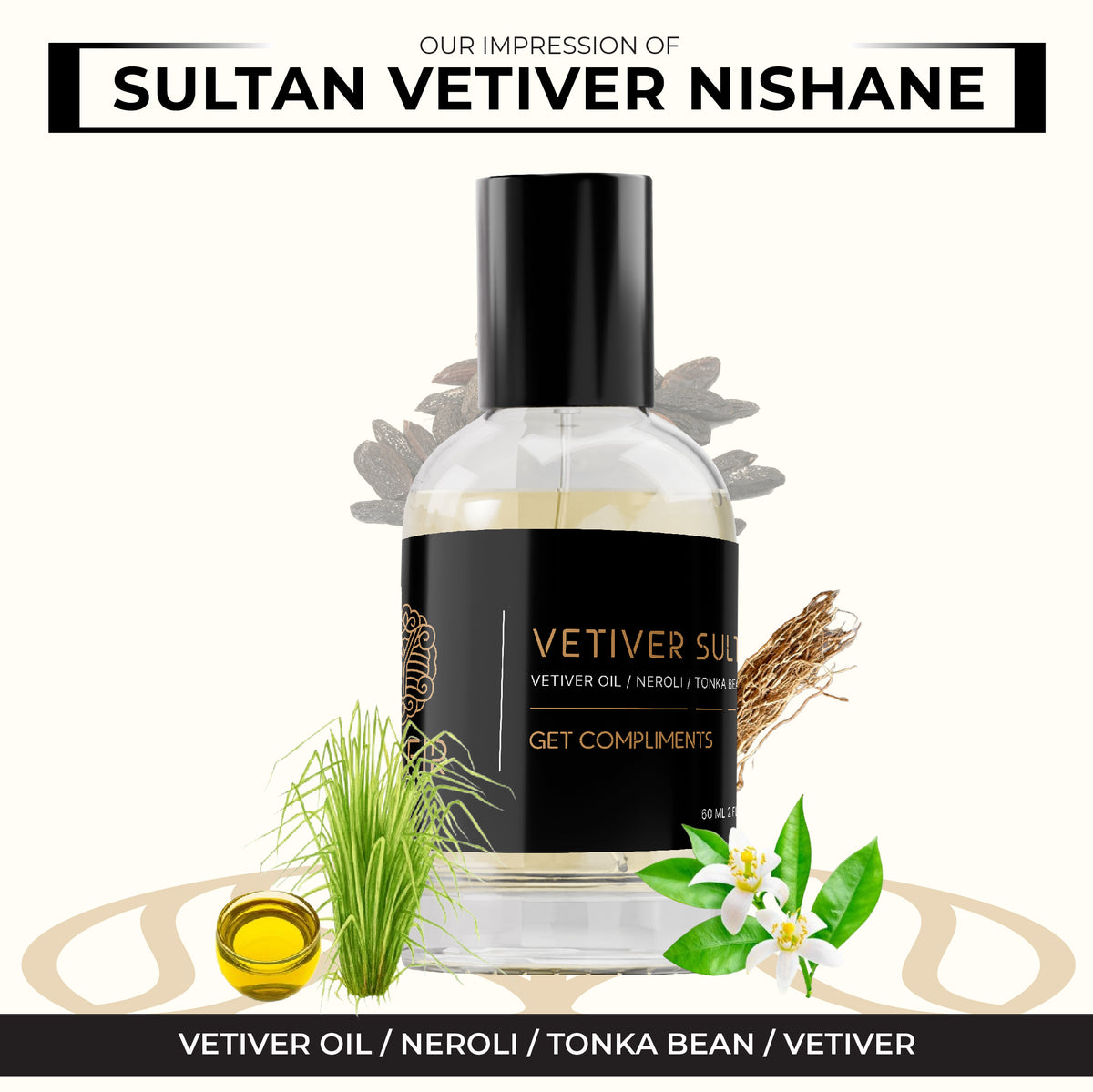 Vetiver Sultan - Inspired by Sultan Vetiver Nishane