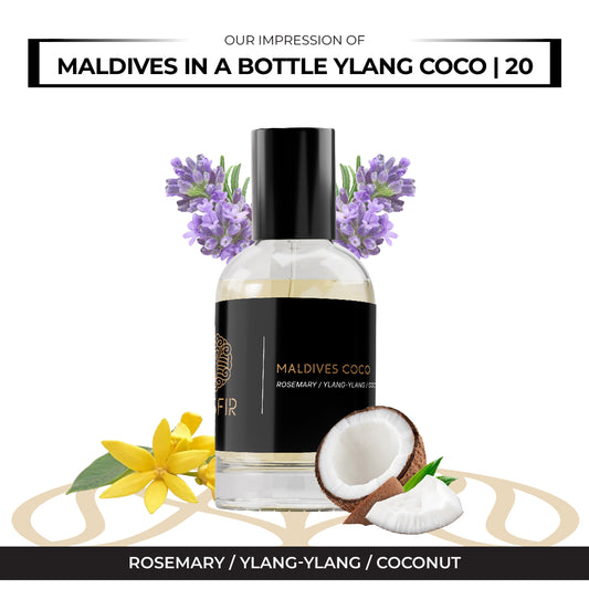 Maldives Coco - Inspired by Maldives in a Bottle Ylang Coco | 20 Kayali